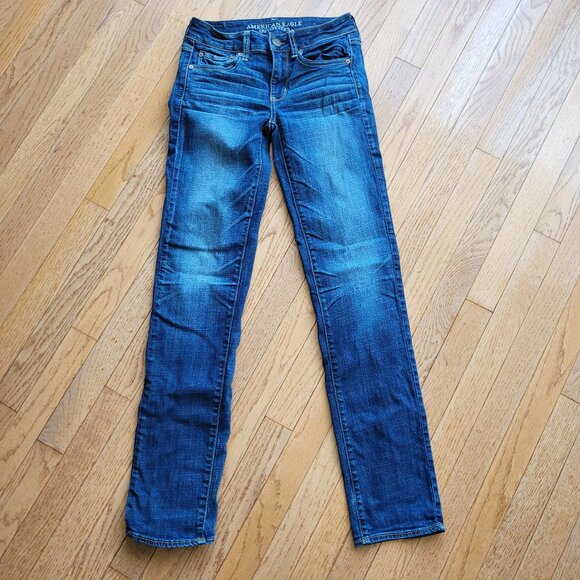 American Eagle Outfitters Straight Super Stretch Long 2 - Picture 2 of 13